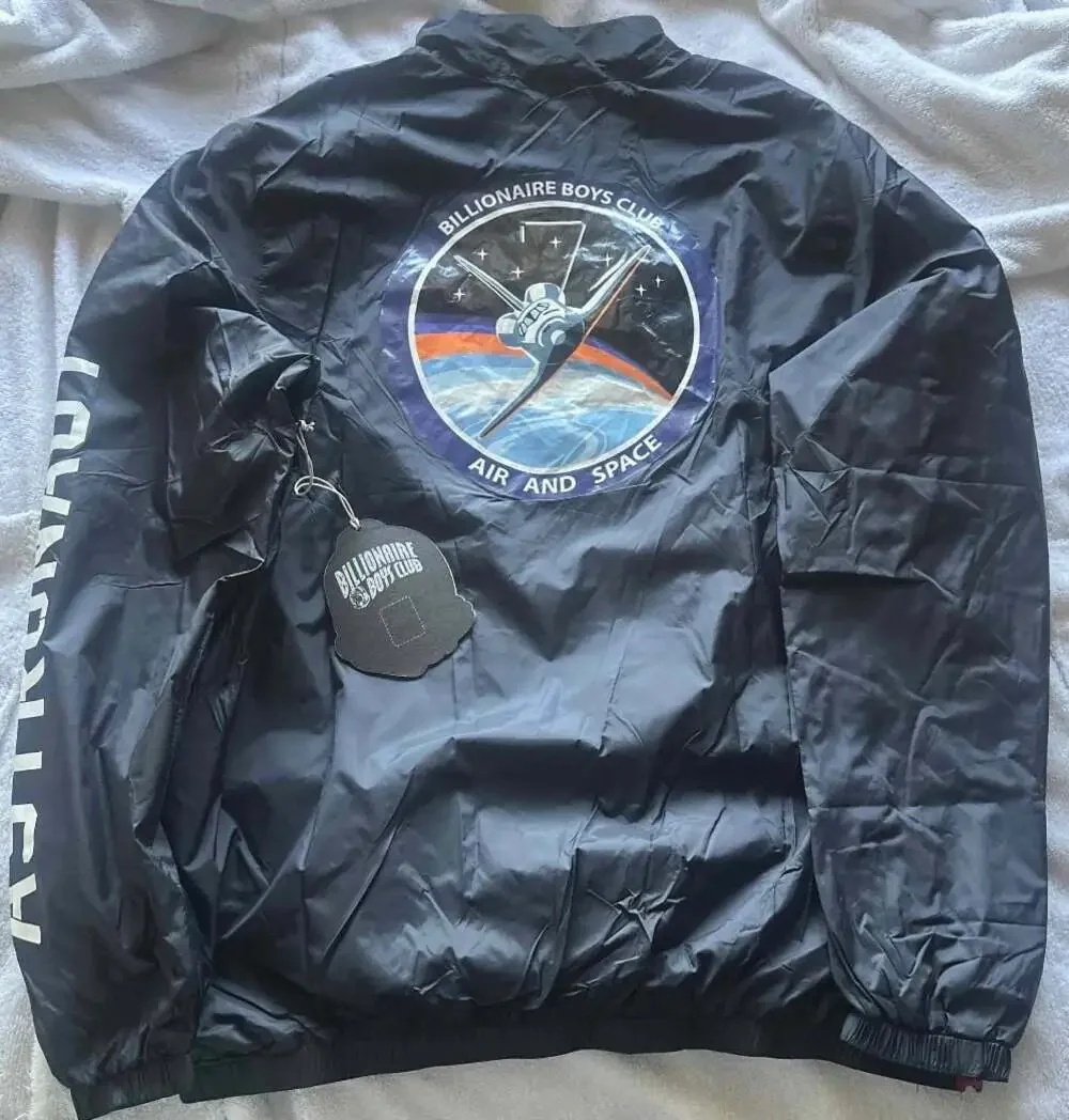 Billionaire Boys Club Air & Space Program Half-Zip Nylon Windbreaker Jacket